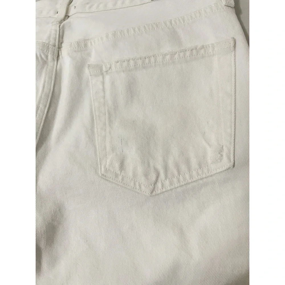 NWT Edwin Womens Kali Ankle‎ Vintage Straight Jeans 29 US 8 White Distressed